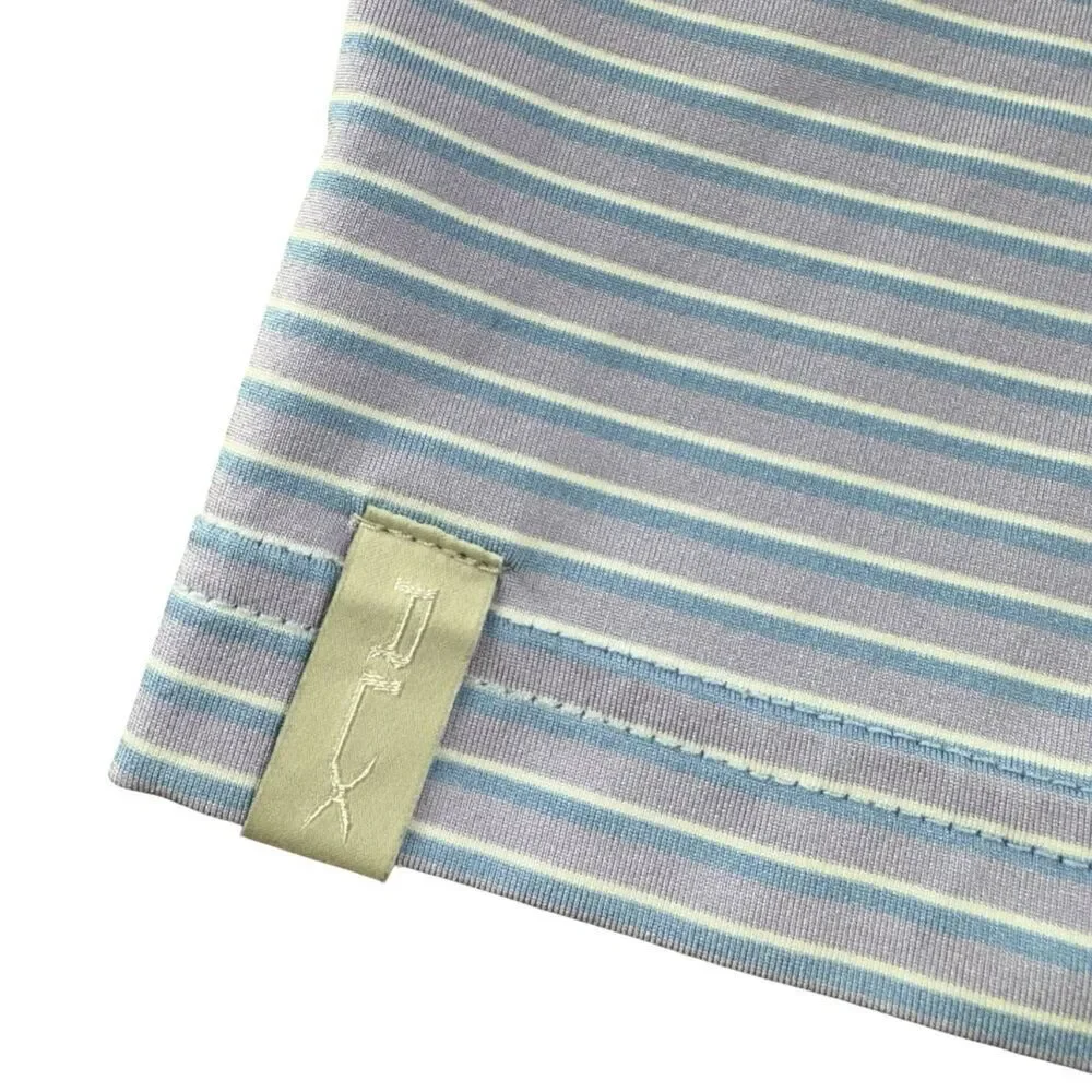 RLX Ralph Lauren PGA Harding Park 2020 Logo Golf Polo Shirt Mens XL Striped Blue